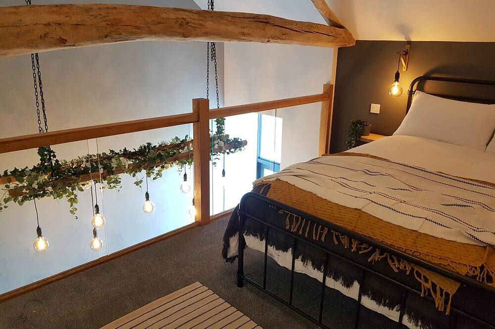 Luxus-Cottage-Ensuite-Blick auf die Landschaft in Glossop, Derbyshire