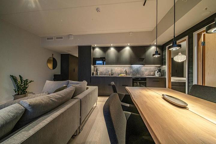 Appartement de vacances pour 4 personnes, avec sauna ainsi que balcon et jacuzzi