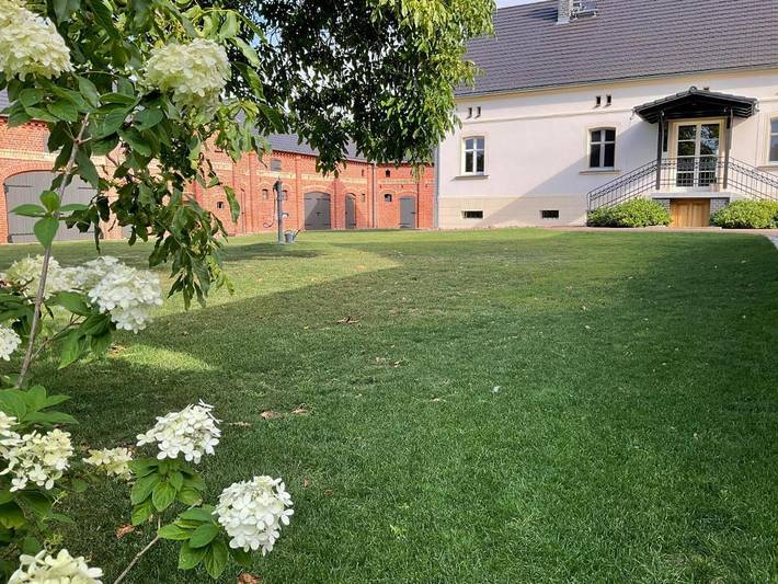 Ferienhaus für 6 Personen, mit Balkon und Terrasse sowie Garten und Ausblick in Raddusch