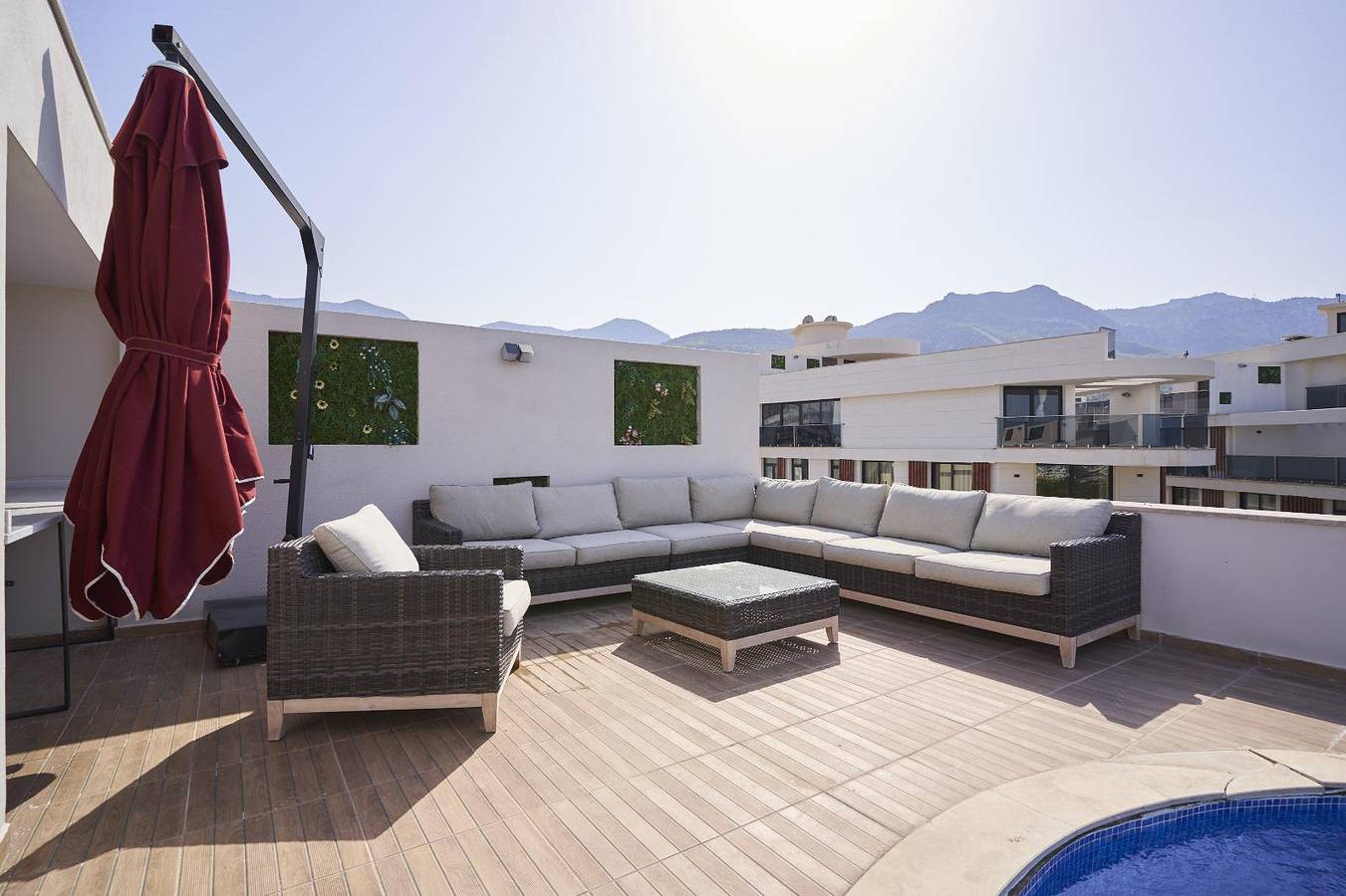 Entire vacation apartment, Penthouse - Sleeps 6 - Rooftop Pool & Bar in Kyrenia, Northern Cyprus