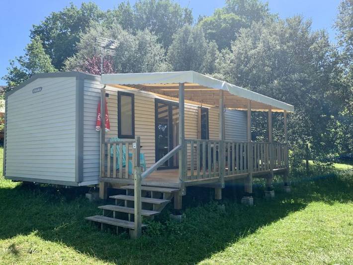 Camping pour 6 personnes, avec piscine, animaux acceptés
