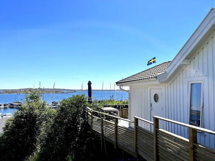 Ferienhaus für 4 Personen, mit Ausblick und Terrasse sowie Garten, mit Haustier in Öckerö