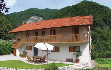 Gîte pour 6 personnes, avec terrasse et jardin, animaux acceptés à Tolmin