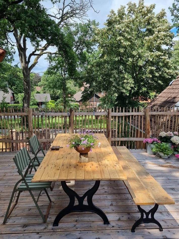 Ferienwohnung für 6 Personen, mit Garten und Balkon, kinderfreundlich in Lachendorf