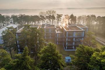 Ferienwohnung für 4 Personen, mit Garten und Sauna sowie Pool und Balkon in Bad Saarow