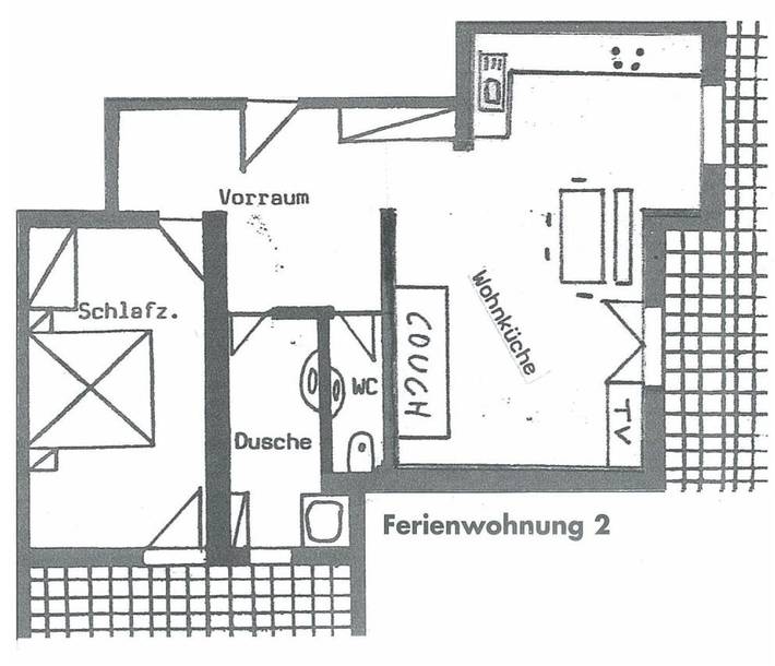 Ferienwohnung für 4 Personen, mit Balkon und Garten, mit Haustier am Klopeiner See - 4