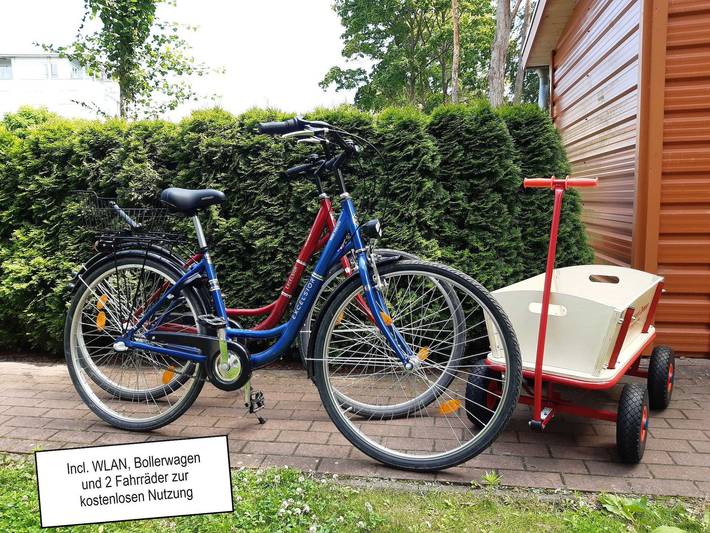 Bungalow für 5 Personen, mit Balkon und Garten