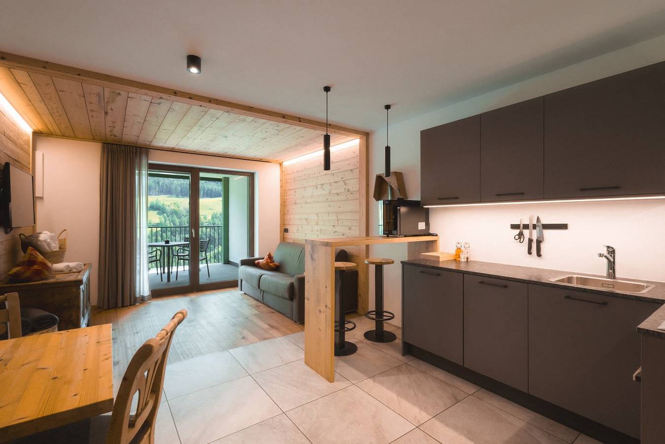 Appartamento intero, Appartamento di vacanza "Archehof Hochzirm Lodge Anna" con vista sulle montagne e sauna in Campo Tures, Alpi della Zillertal