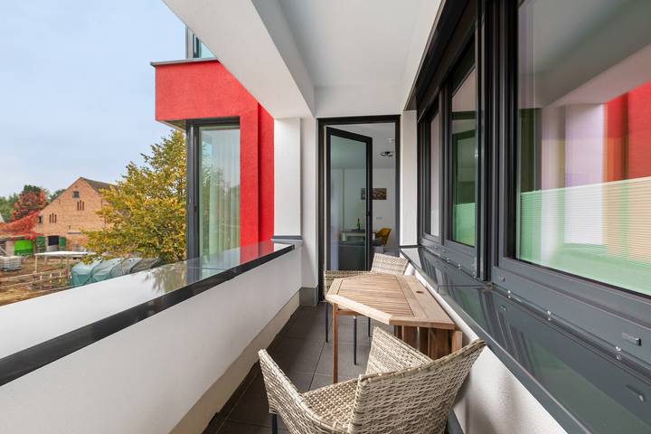 Hel lejlighed, Apartment 'Ferienwohnung Meer-Zeit' with Balcony and Wi-Fi in Lubmin, Vorpommern Greifswald