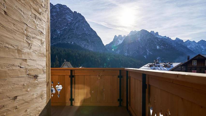 Gîte pour 6 personnes, avec vue ainsi que balcon et jardin à Sappada - 4