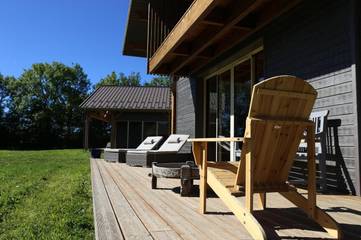 Gîte pour 3 personnes, avec vue et jardin dans Mazaye