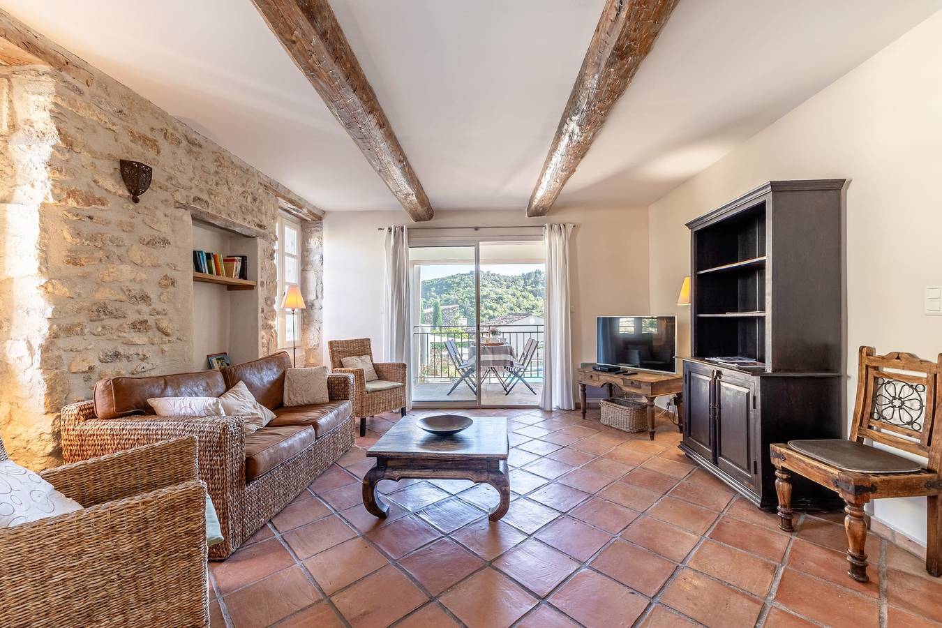 Ganze Wohnung, Ferienwohnung für 4 Personen mit Terrasse in Bonnieux, Regionaler Naturpark Luberon