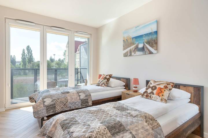 Vacation rental for 2 people, with balcony/terrace, kid friendly in Gdansk