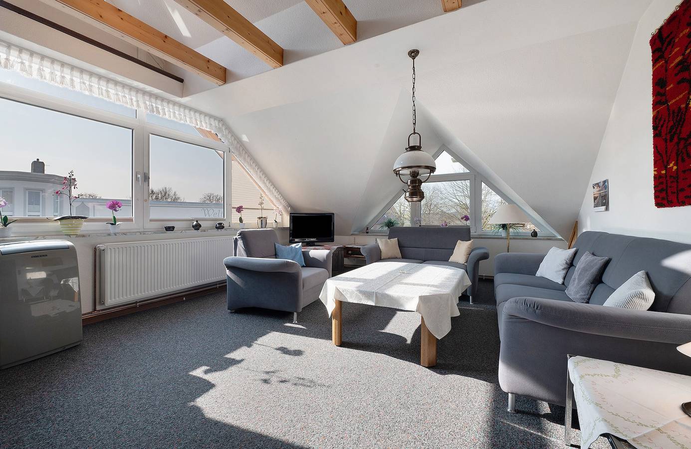 Ganze Wohnung, Ferienwohnung 'Mit Terrasse, 70qm' mit Gemeinschaftsterrasse und Wi-Fi in Wangermeer, Wangerland
