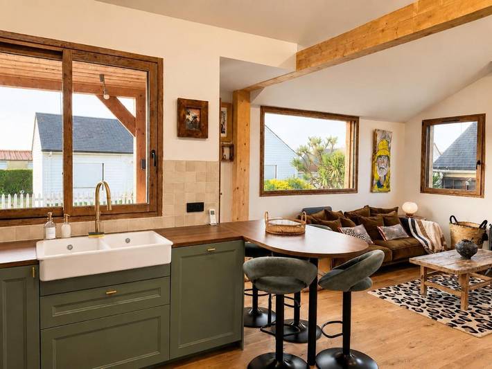 Location de vacances pour 4 personnes, avec terrasse et vue dans Plage De La Fontaine Saint Come Saint Come De Fresne - 3
