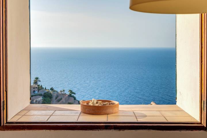 Casa de férias "Casa Can Sans" com vista para o mar in Banyalbufar, Costa de Maiorca