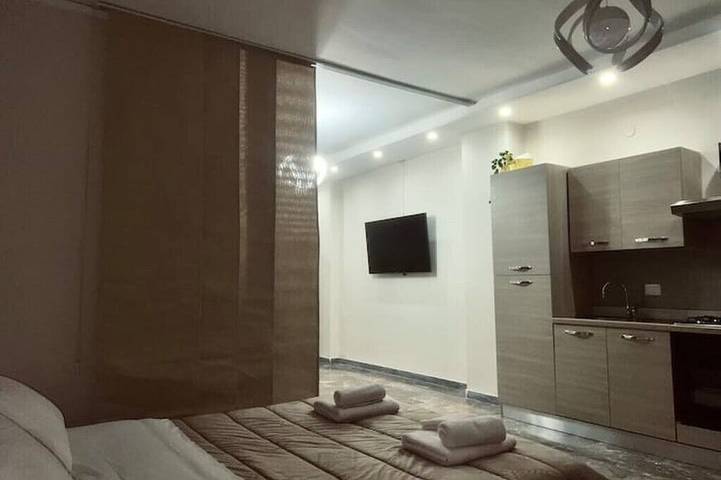 Appartamento intero, Campania Apartment Pompei Luxury - 150m dalla stazione - 5km da Pompei in Poggiomarino, Parco nazionale del Vesuvio