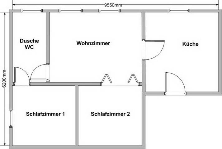 Ferienwohnung für 3 Personen, mit Terrasse und Garten sowie Ausblick in Harztor - 2