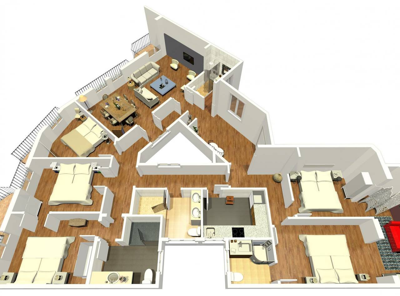 Ganze Wohnung, Le Monde-Fabulous 5-Bedroom Apartment in Barcelona Zentrum, Barcelona