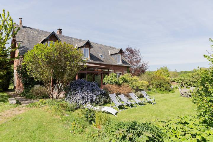 Ferienhaus für 9 Personen, mit Garten, mit Haustier