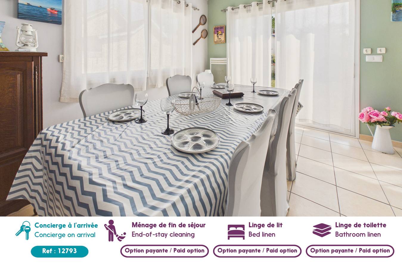 Maison avec jardin - bbq pour 2 adultes/2enfants in Arès, Region de Arcachon