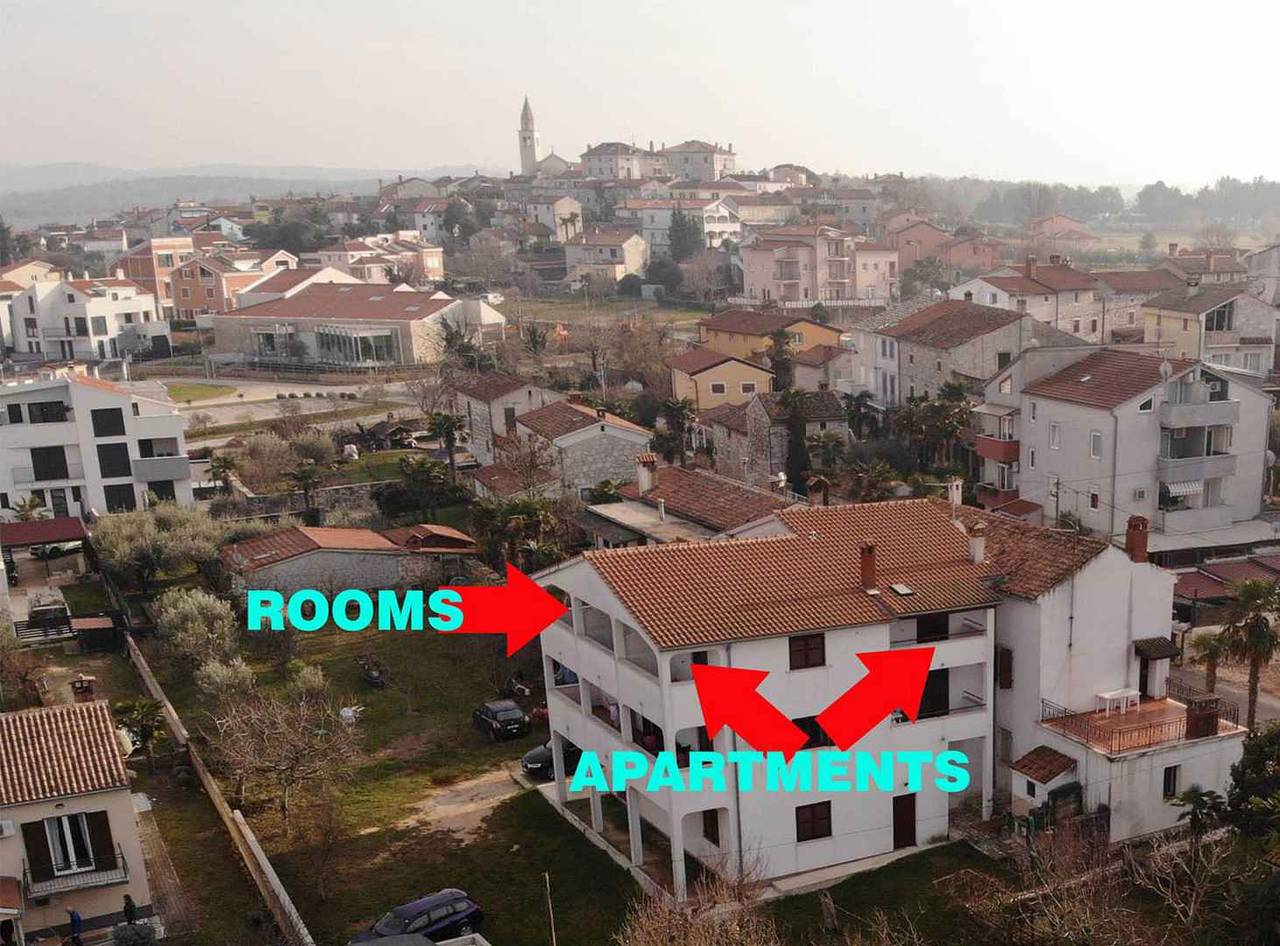 Entire studio, Studio mit Balkon und Meerblick  in Funtana, Vrsar-Funtana