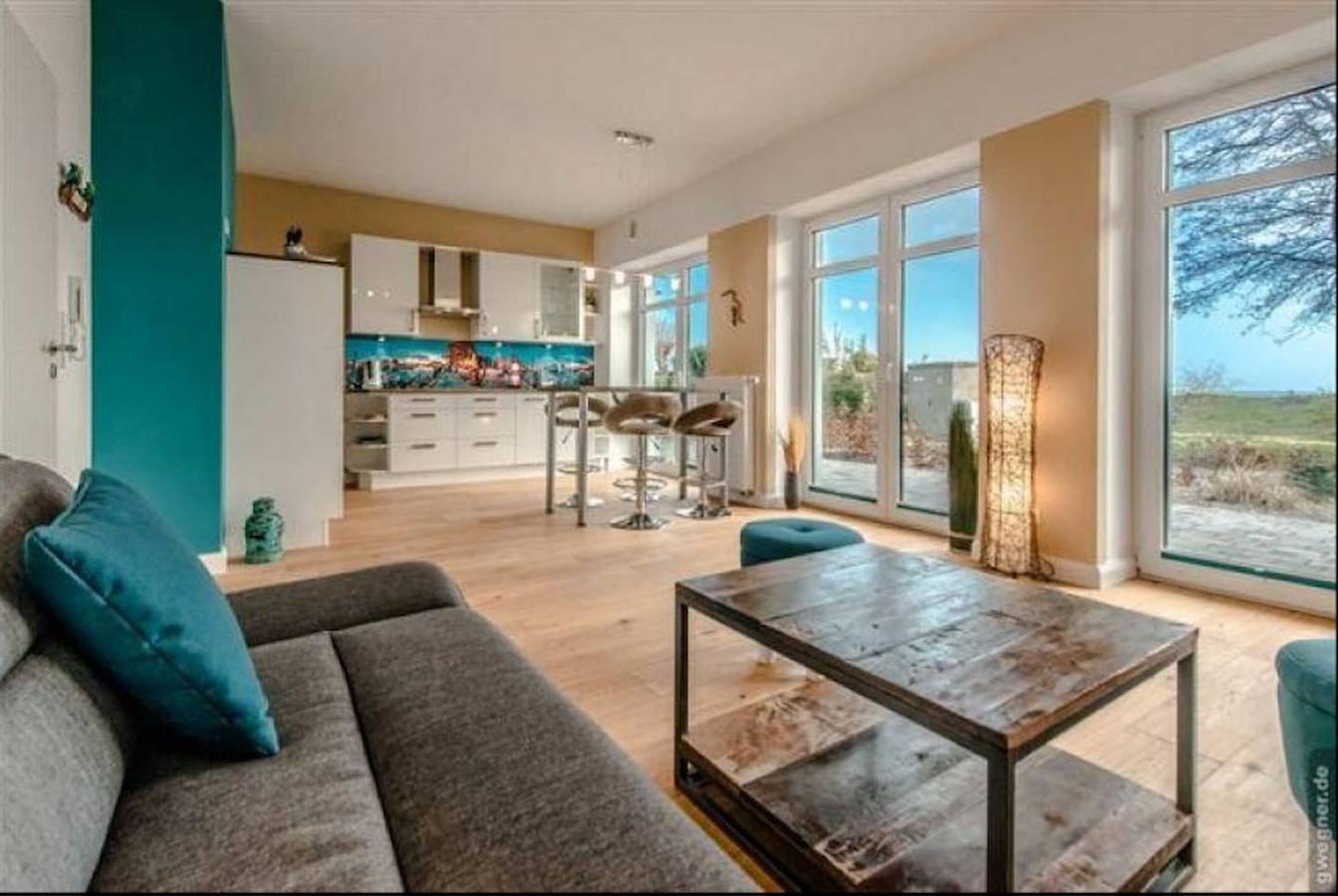 Ganze Wohnung, Komfortables Apartment Surf and Chill mit Terrasse und Meerblick in Westfehmarn, Fehmarn