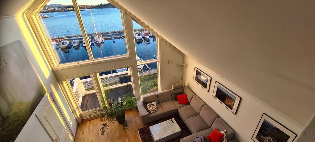 Ferienwohnung für 6 Personen, mit Balkon und Terrasse sowie Sauna und Ausblick in Stavanger - 2