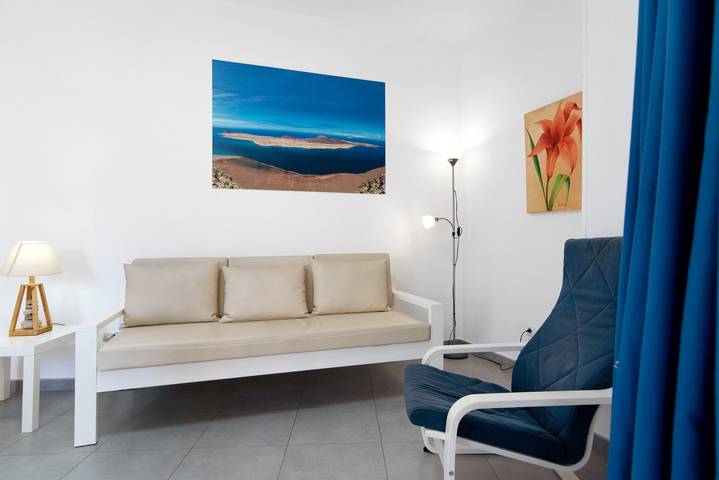 Ganze Wohnung, Ferienhaus "Studio con balcón 52" mit Meerblick, Balkon & WLAN in La Isleta, Las Palmas
