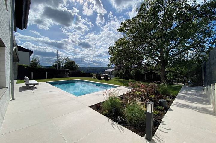 Ferienwohnung für 6 Personen, mit Garten und Sauna sowie Pool