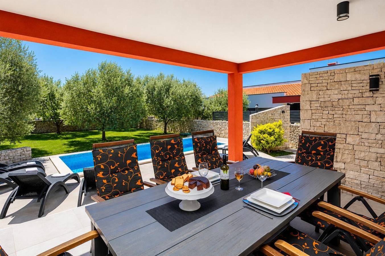 Villa für 8 Personen mit Meerblick in Marčana, Südküste Istrien