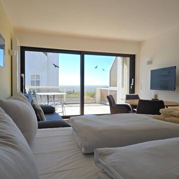 Ferienwohnung für 3 Personen, mit Sauna und Balkon in Norderney Weststrand