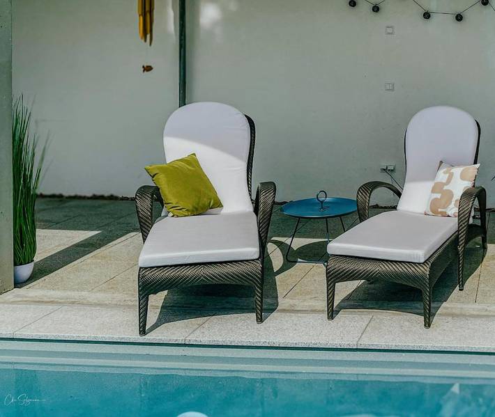 Ferienhaus für 3 Personen, mit Ausblick und Pool sowie Garten in Weil am Rhein - 3