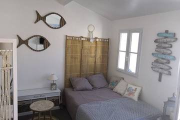 Gîte pour 2 personnes, avec balcon et piscine à La Flotte