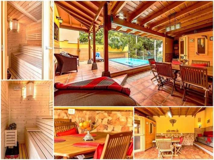 Casa rural para 8 personas, con piscina además de jardín y sauna, Se admiten mascotas en Puerto de la Cruz - 4