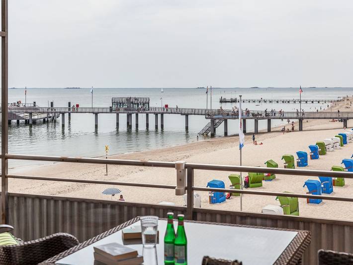 Ferienwohnung für 2 Personen, mit Ausblick und Balkon auf Föhr