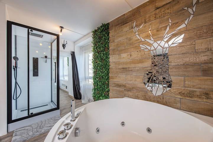 Entire apartment, Scandinavian spa in Saint-Étienne, Pilat Regional Nature Park