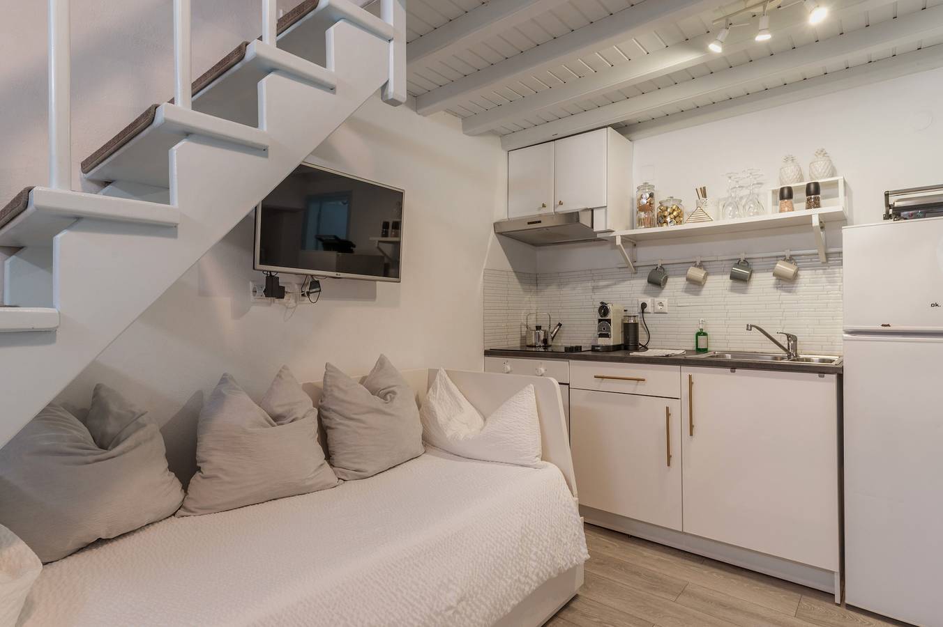 Geheel appartement, Stijlvolle maisonette met 5 bedden in het hart van het oude centrum van Mykonos! in Mykonos