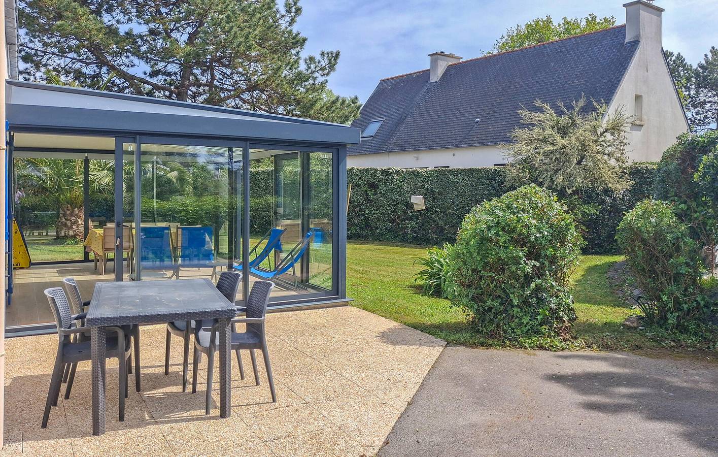 Charmant appartement de 2 chambres avec jardin, à 2 km de la plage de Kermingham in Trégunc, Côte de Cornouaille