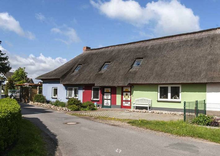 Ferienhaus für 3 Personen, mit Terrasse
