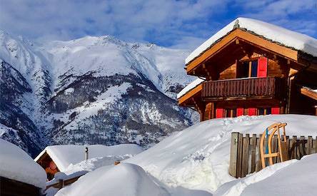 Ganze Ferienwohnung, Chalet Safran - Top renovierte 4.5-Zimmerwohnung mit alpinem Chic 6 Gäste in Grächen, Walliser Alpen