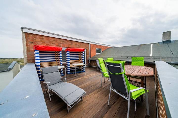 Ferienwohnung für 2 Personen, mit Balkon auf Borkum