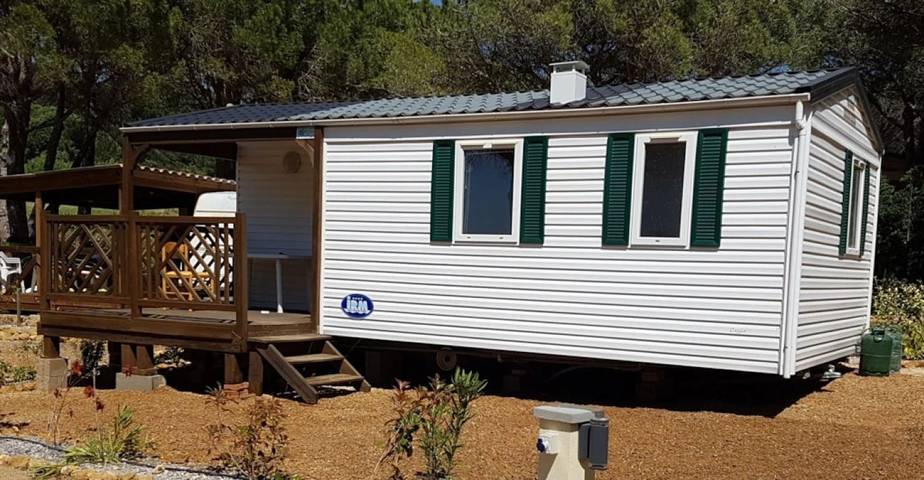 Mobil home pour 4 personnes, avec Jacuzzi et Bassin pour enfant à Bizanet - 3