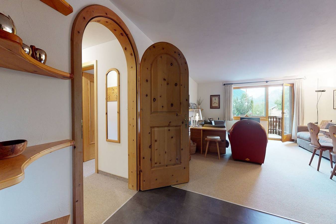 Ganze Wohnung, Apartment Pradè - 4.5-Zimmerwohnung mit Terrasse in Samedan, Sankt Moritz