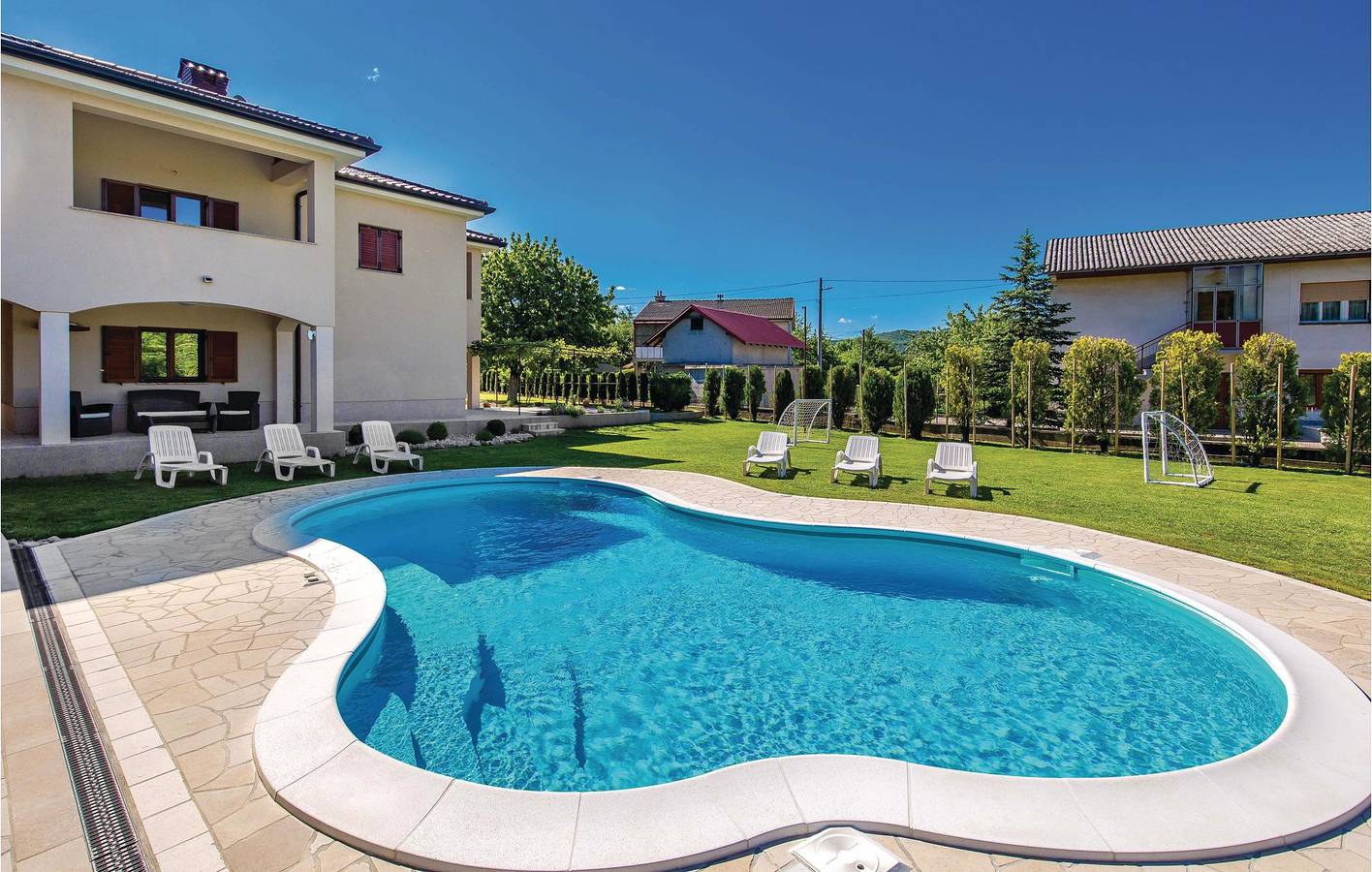 Maison de vacances pour 10 personnes avec vue in Primorje-Gorski Kotar