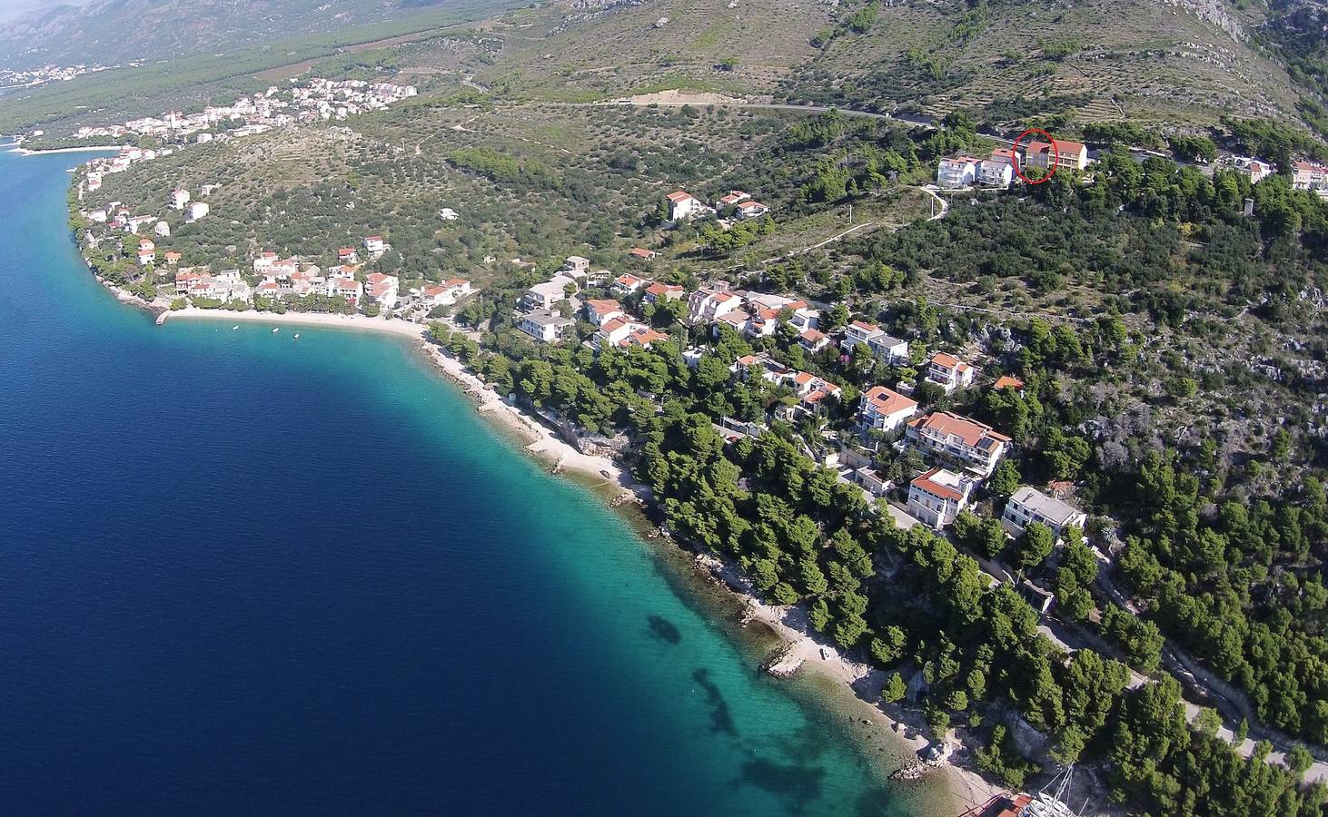 Ganze Wohnung, 2-Zimmer-Ferienwohnung mit Balkon und Meerblick Krvavica, Makarska A-18911-a in Krvavica, Makarska Riviera