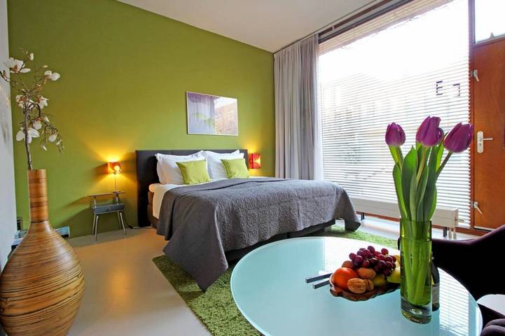 Chambre d’hôte pour 2 personnes, avec vue et terrasse à Amsterdam