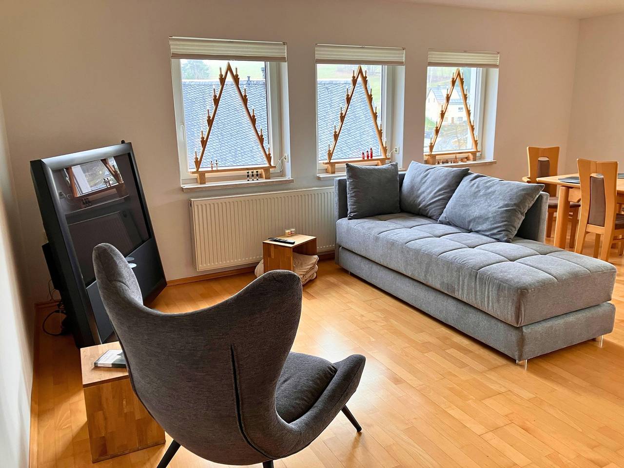 Ganze Wohnung, Ferienwohnung De Gruusse in Mildenau, Erzgebirge