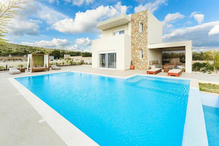 Ferienhaus für 6 Personen, mit Garten in Lachania