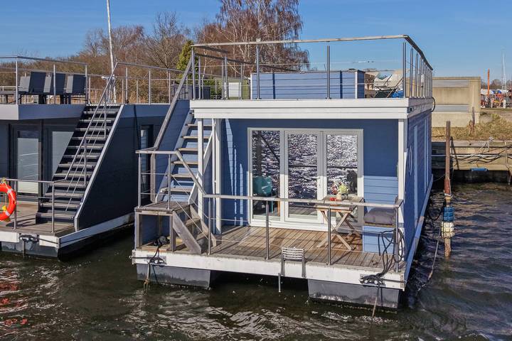 Hausboot für 5 Personen, mit Terrasse, mit Haustier